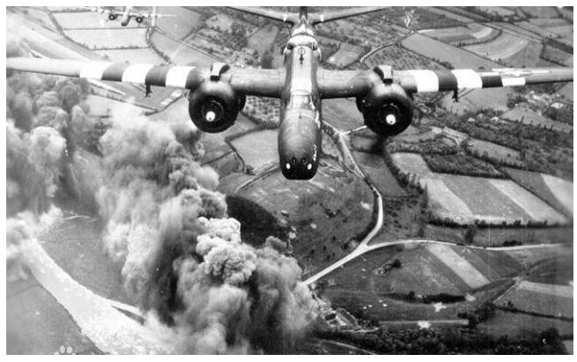第二次世界大战空袭场景