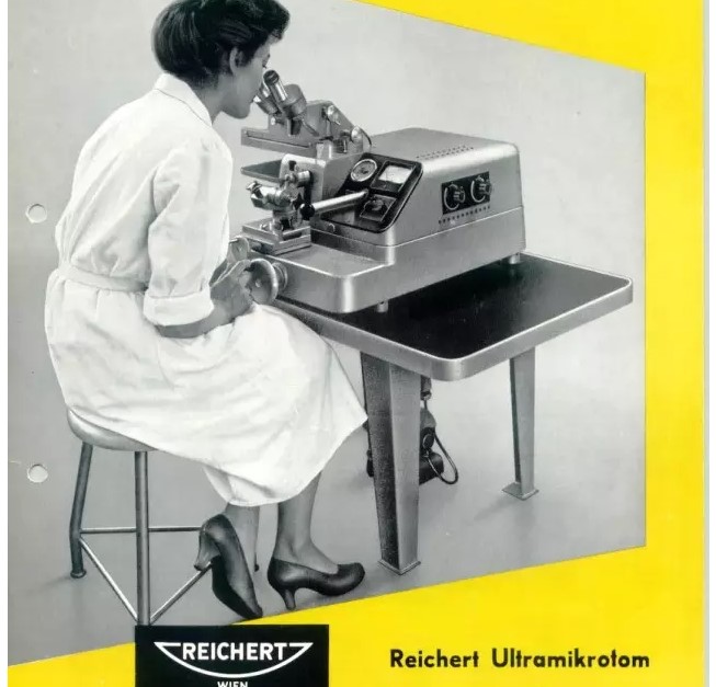 OmU1，来自于Reichert公司的第一台超薄切片机（1957/58）