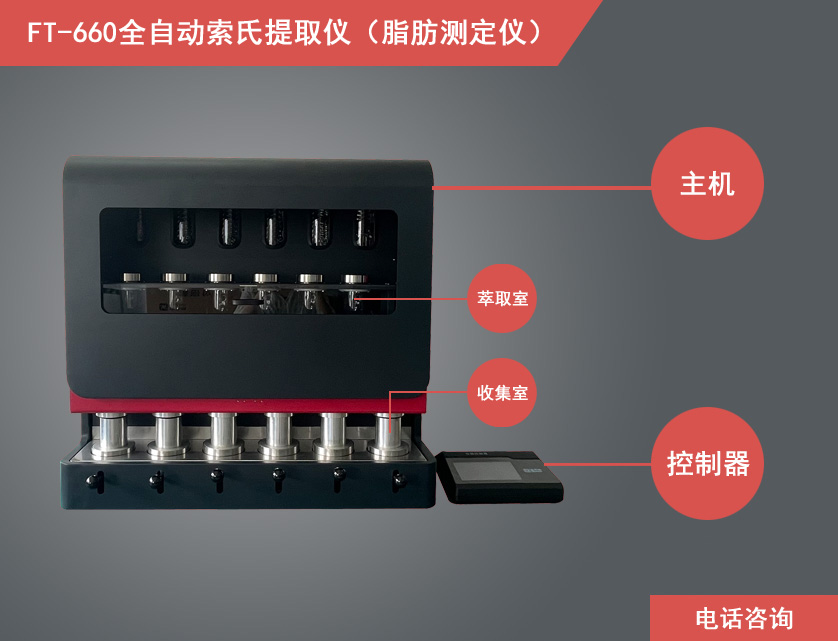 FT-660全自动索氏提取仪（脂肪测定仪）